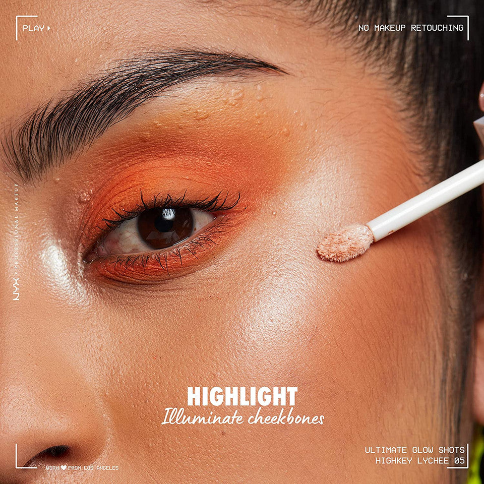 Ultimate Glow Shots - Sombras loquidas shimmer con vitamin c