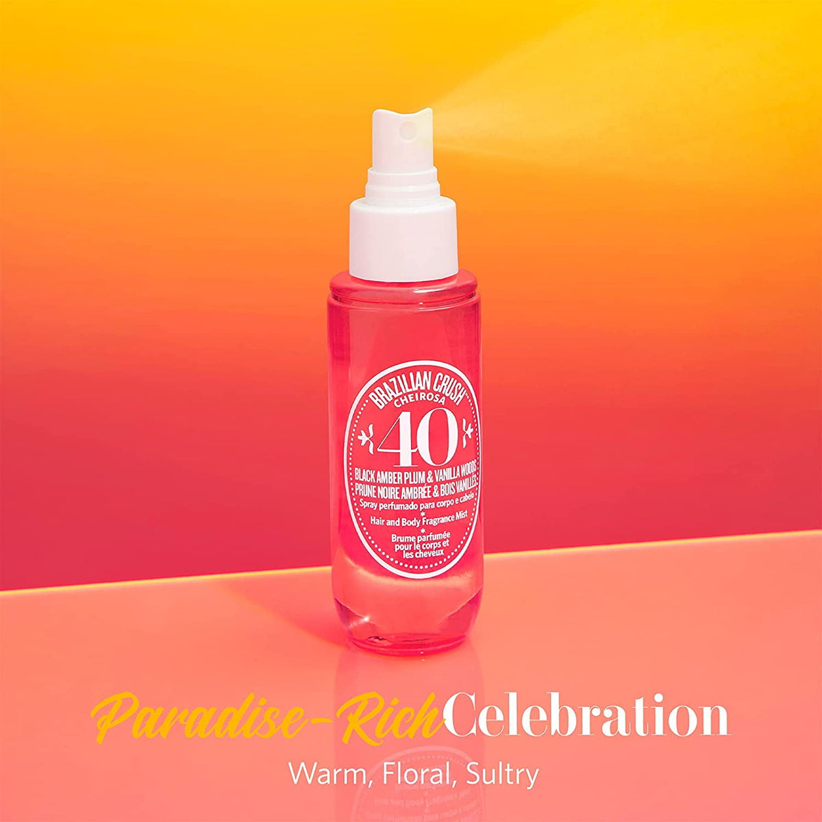 Brazilian Crush Cheirosa ’40 Bom Dia Hair & Body Fragrance Mist
