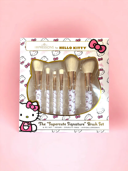Hello Kitty® "Supercute Signature" 6-PC BRUSH SET