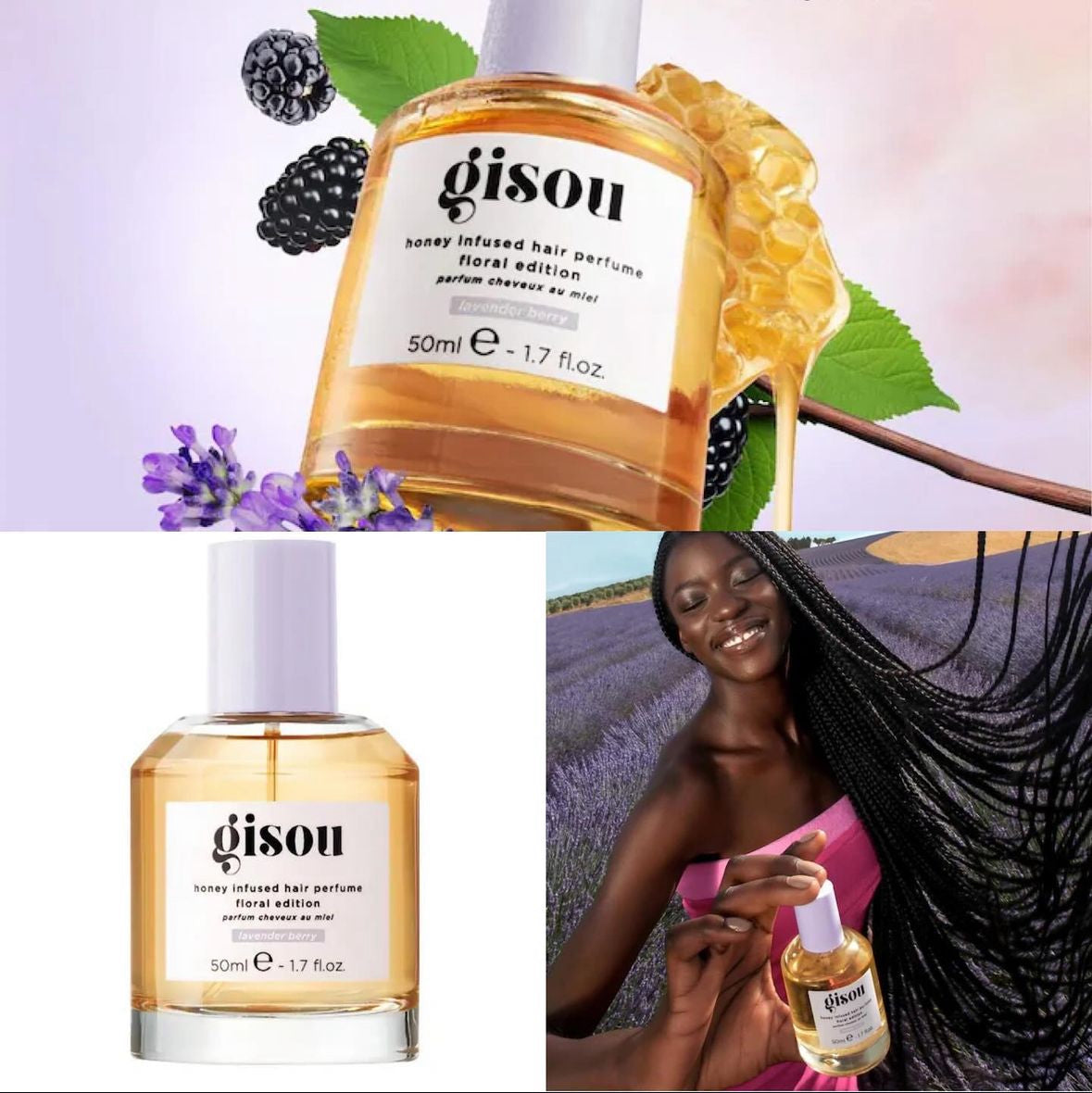 The Honey Infused Lavender Berry Hair Perfume 🍯💜🍇