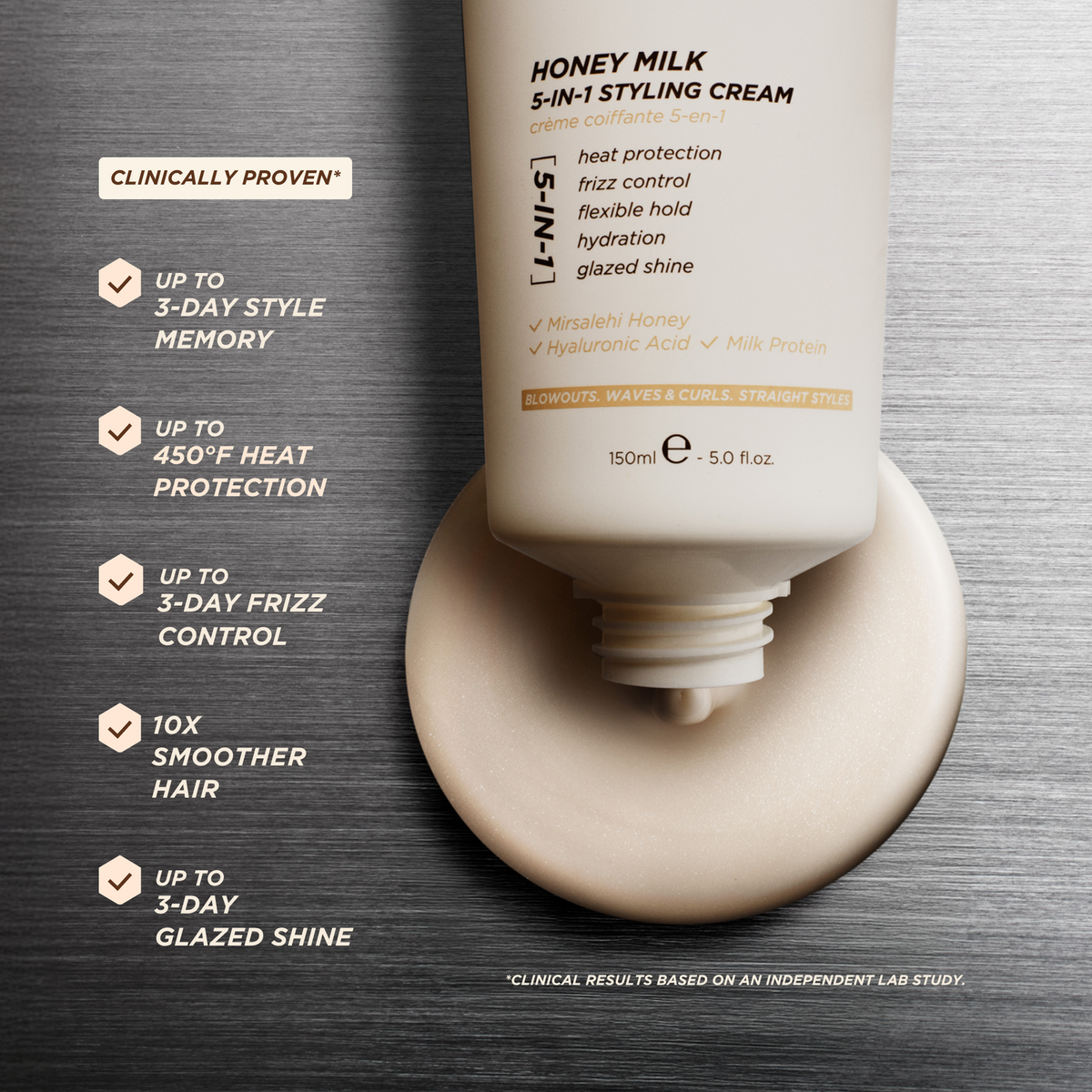 Gisou Honey Milk 5-in-1 Styling Cream
