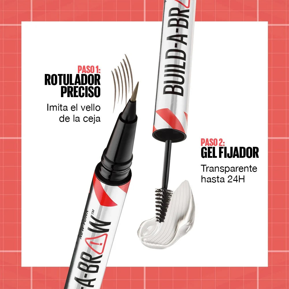 BUILD A BROW 2 EN 1 ROTULADOR PRECISO & GEL FIJADOR DE CEJAS