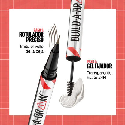 BUILD A BROW 2 EN 1 ROTULADOR PRECISO & GEL FIJADOR DE CEJAS